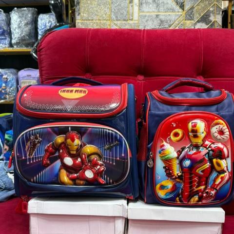 Kids Backpack & Lunch Box Set – Cartoon Design (16-Inch)
