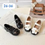 Girl dressing shoe
