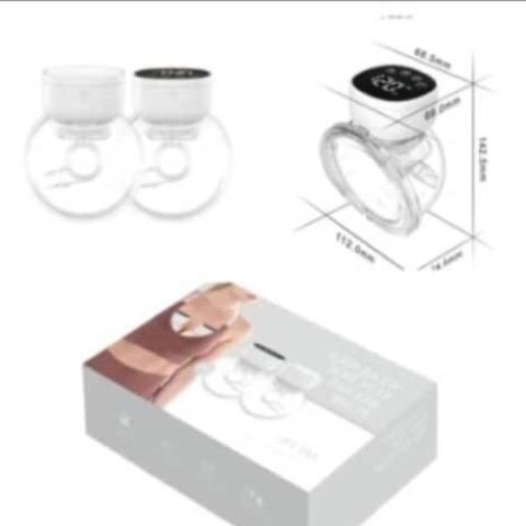 Double wearable breast pump