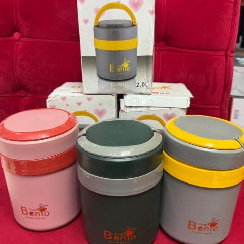 Extra Large Food Flask – Insulated Thermal Container (2000ml)