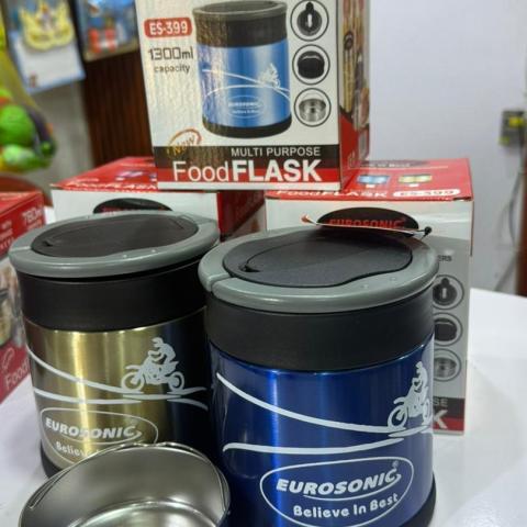 Stainless Steel Food Flask – Insulated Lunch Container (800ml / 1300ml)